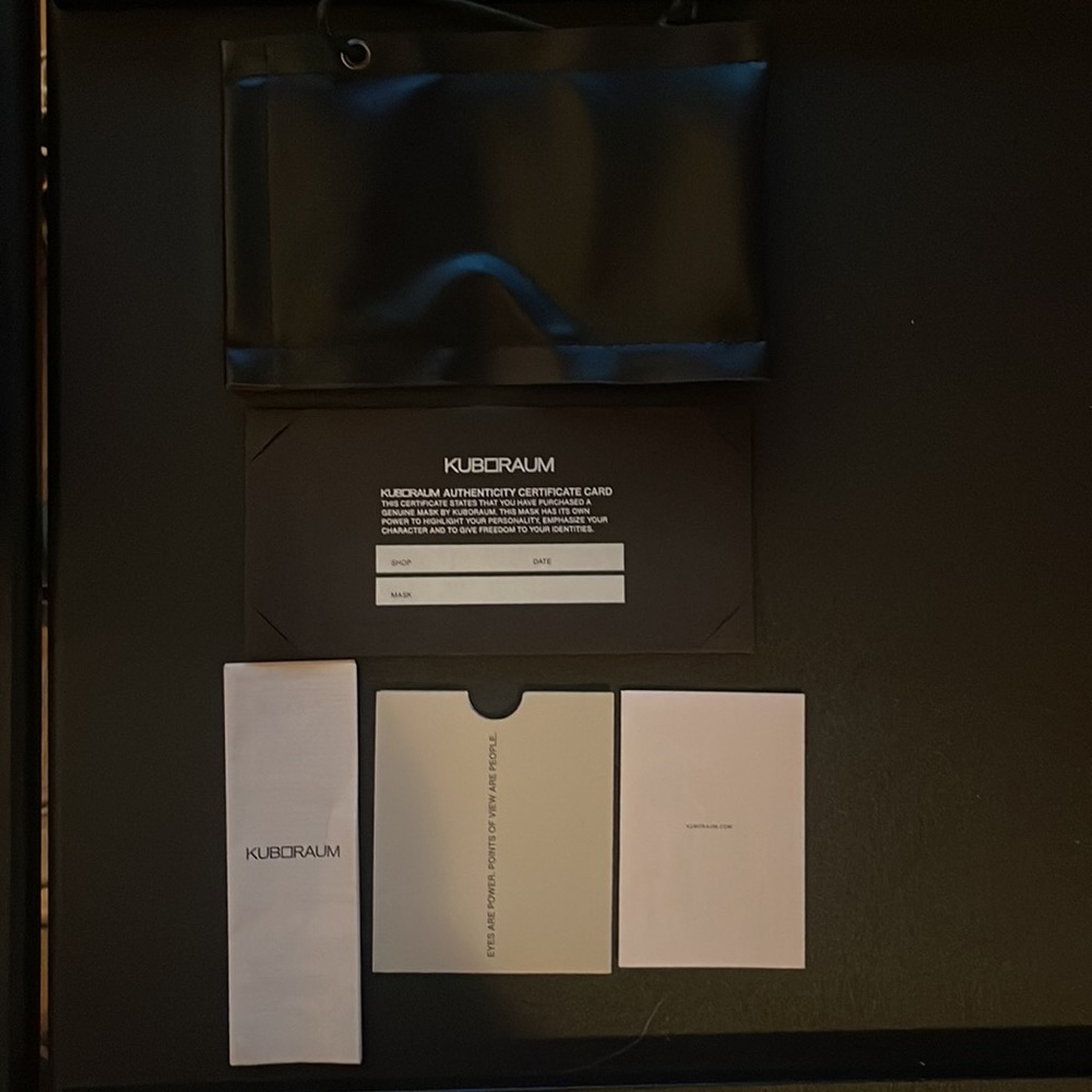 Authentic KUBORAUM BOX & Eye Wear Casec